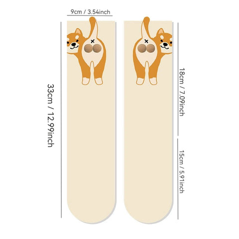 Unisex Three-Dimensional Dog Egg Socks - A Unique Gift for Dog Lovers