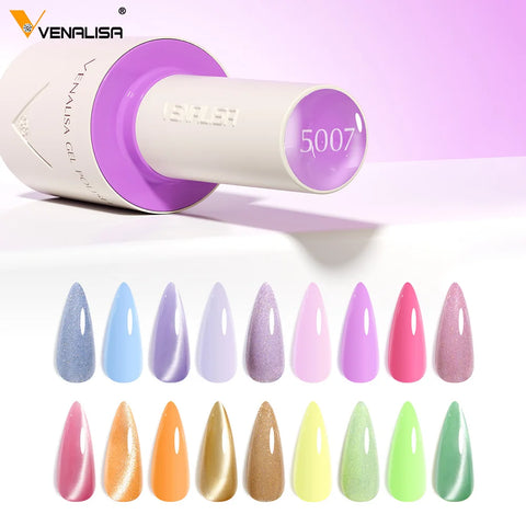 VENALISA 10ml Nail Gel Polish - 90 Colors, HEMA/TPO Free
