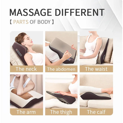 Electric Shiatsu Neck Massager with Heat and Vibration