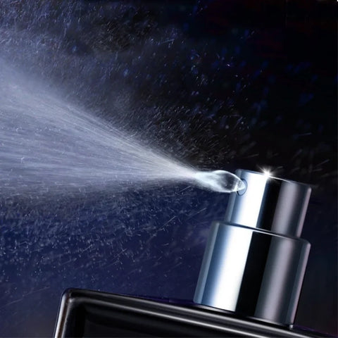 Man Perfumes Classic Pure BLUE Black EAU DE PARFUM with Pheromones - Azure Fragrance Body Spray for Men