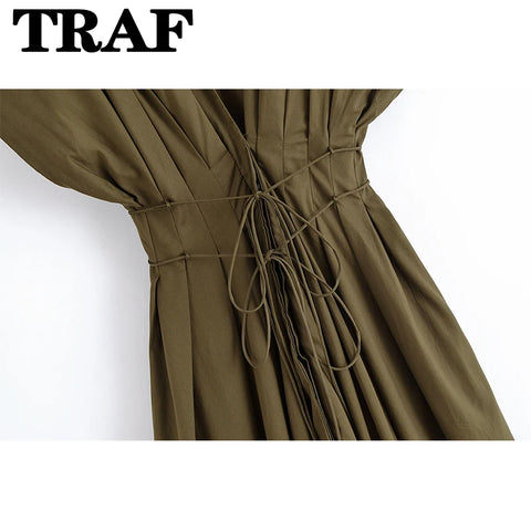 TRAF Vintage Casual Chic Dress