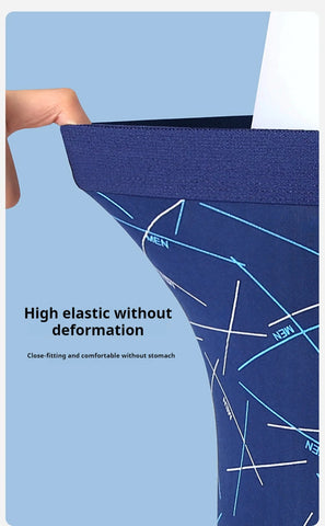 6Pcs Men's Sexy Underwear Boxers - Comfortable Fashion Trunks