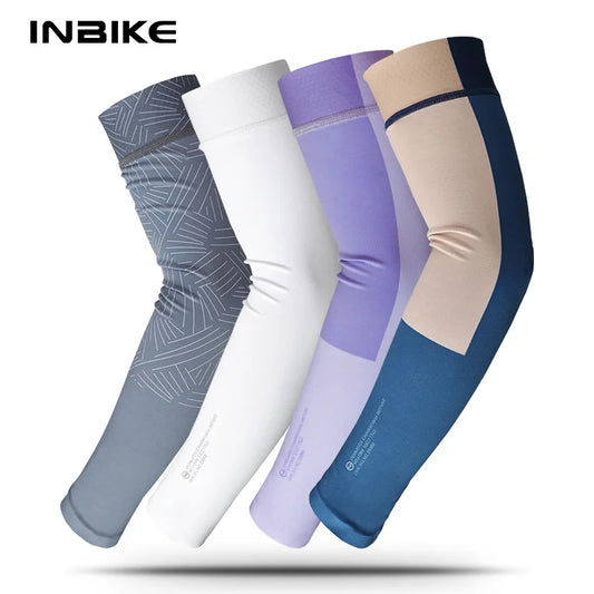 INBIKE Arm Cycling Sleeves for Men - UV Protection and Sunscreen Arm Covers for Bicycle Riding