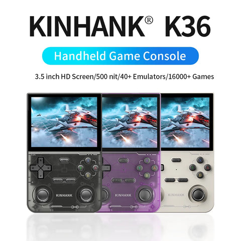 KINHANK Open Source K36 Retro Handheld Game Console