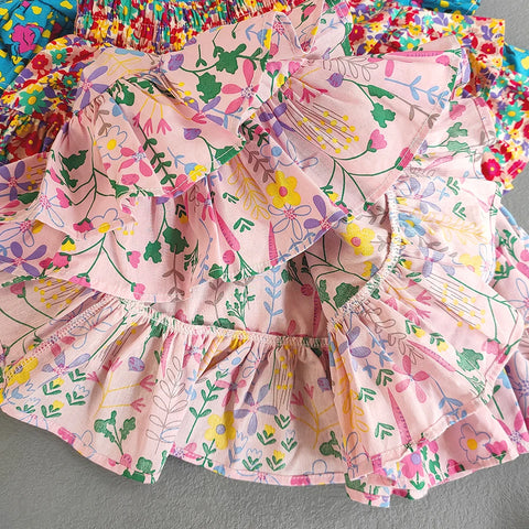Cute Baby Girls Ruffled Cake Skirts for Summer
