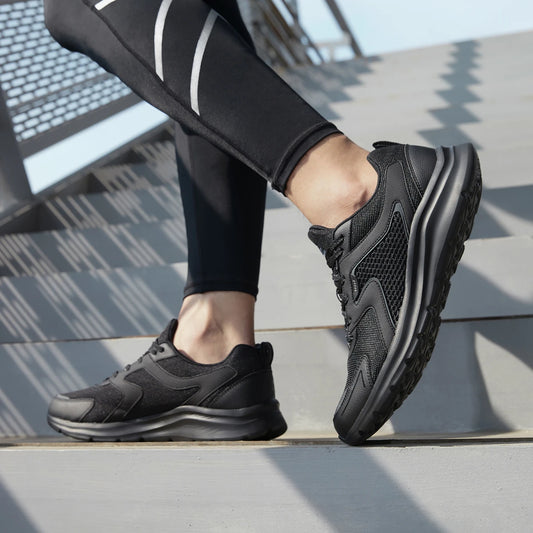 Xtep Men's Lightweight Running Shoes – Shock Absorption Casual Sports Shoes for All-Day Comfort