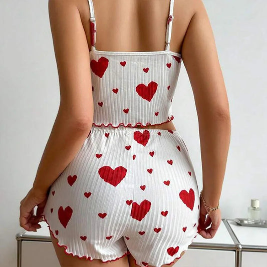 Dames pyjamaset nachtkleding 2 stuks