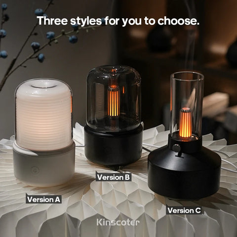 KINSCOTER Aromatherapy Essential Oil Fragrance Diffuser - Mini Ultrasonic Humidifier for Bedroom