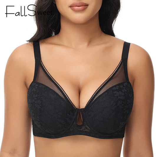 FallSweet Plus Size Push Up Bra for Women