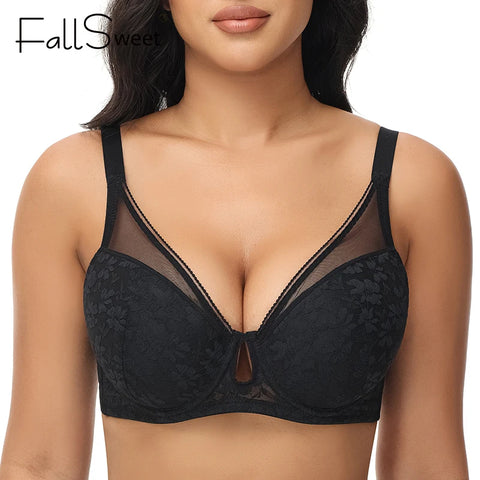 FallSweet Plus Size Push Up Bra for Women