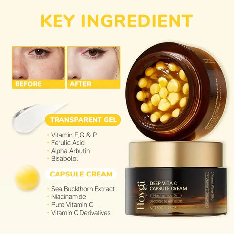 Deep Vita C Capsule Cream Moisturizer Gel