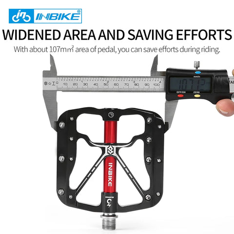INBIKE Lightweight Aluminum Alloy Bicycle Pedals with Sealed Bearings - Final Discount!