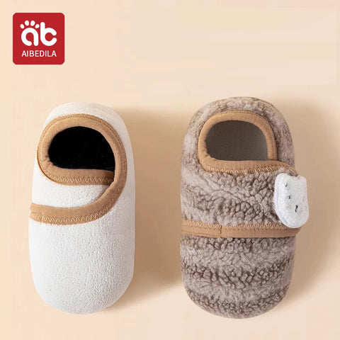 AIBEDILA Cartoon Baby Shoes for Winter