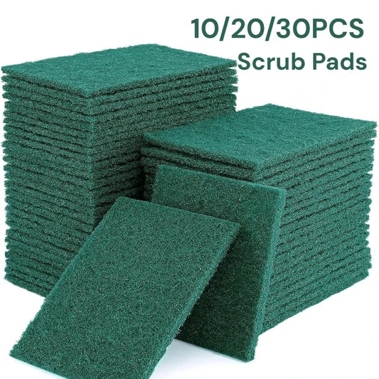 10/20/30PCS Scrub Pads for Kitchen and Household Cleaning - Scratch Free and Reusable