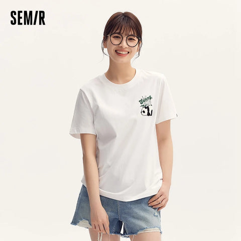 Semir dames T-shirt met korte mouwen en borduurwerk - zomercollectie 2024 