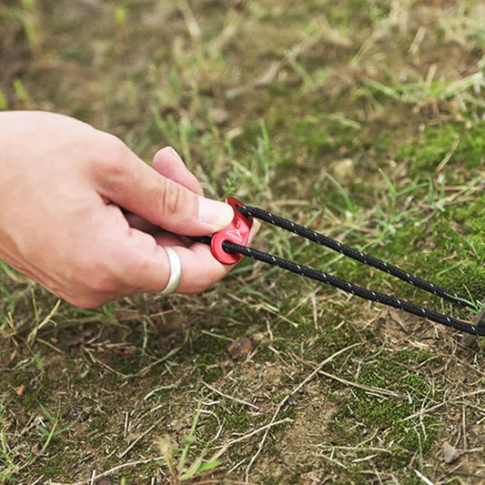 Widesea 4pcs Adjustable Aluminium Alloy Tent Wind Rope Buckles for Outdoor Adventures