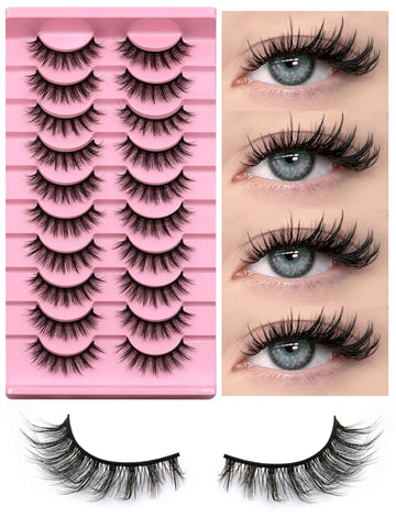 GROINNEYA Fluffy Manga Eyelashes