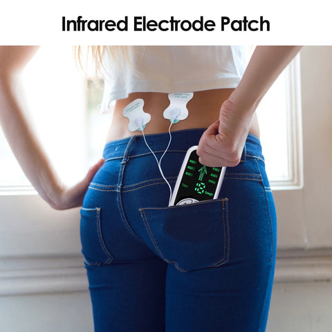 6 Modes EMS Electric Muscle Therapy Stimulator - Portable Tens Unit Machine for Physiotherapy, Abdominal, and Prostate Massage