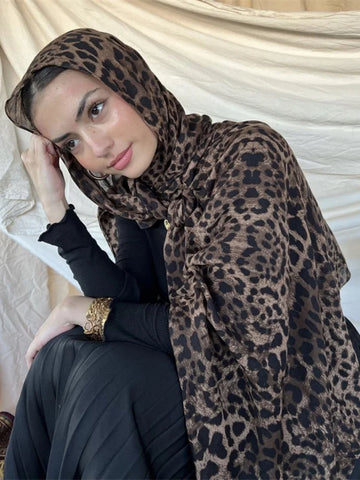 Leopard Print Bohemian Ramadan Hijab