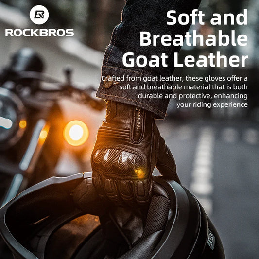 ROCKBROS Full Finger Racing Handschoenen - Tactische Motor- en Fietsbescherming