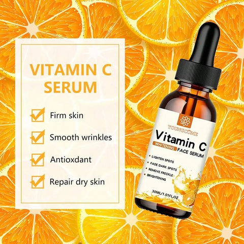 Vitamine C gezichtsessence met hyaluronzuur - Verwijderaar van donkere vlekken 