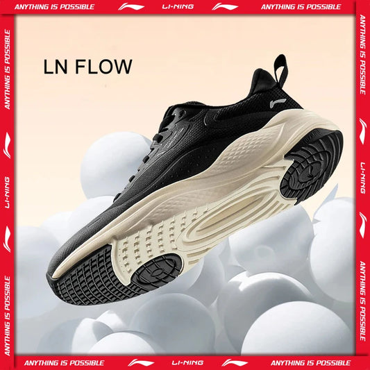 Li-Ning Women LN FLOW Running Jogger Shoes - TUFF RB Cushion for Comfort and Breathability