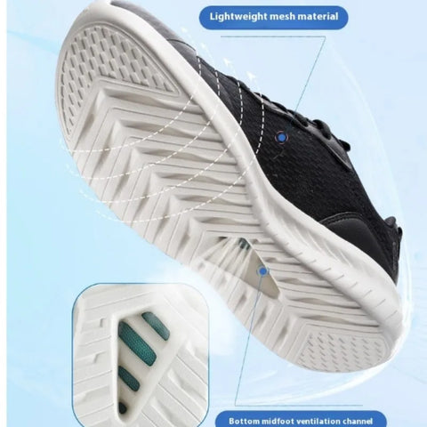 Xtep Men's Running Shoes – Breathable Mesh & Shock Absorption Sports Sneakers