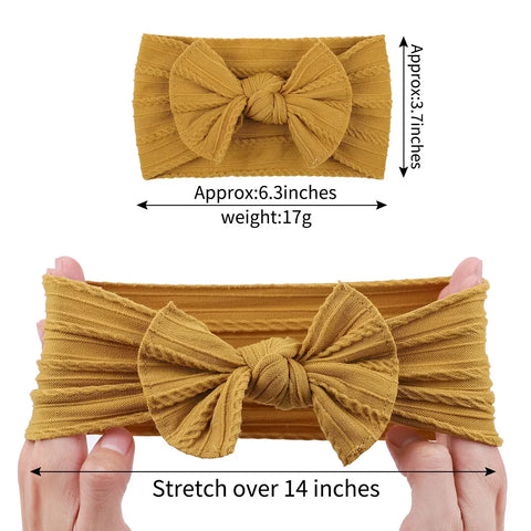 1 stuk pasgeboren babyhoofdband voor meisjes - zachte nylon tulbandstrikken haaraccessoires