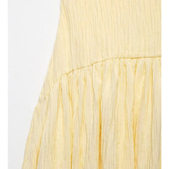 Elegant Pleated Slip Midi Dress for Women