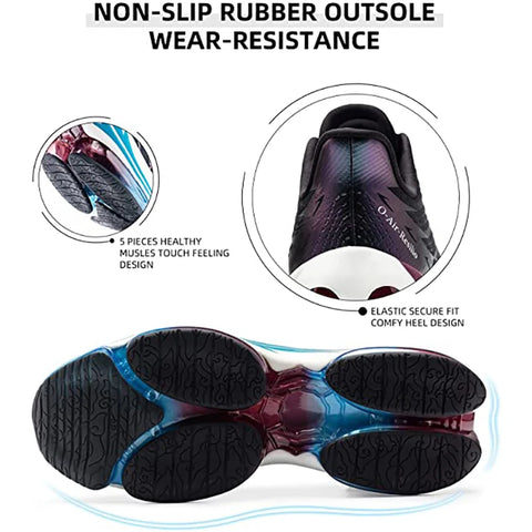 ONEMIX Men's Running Shoes - Air Cushion Sneakers for Height Increase and Comfort