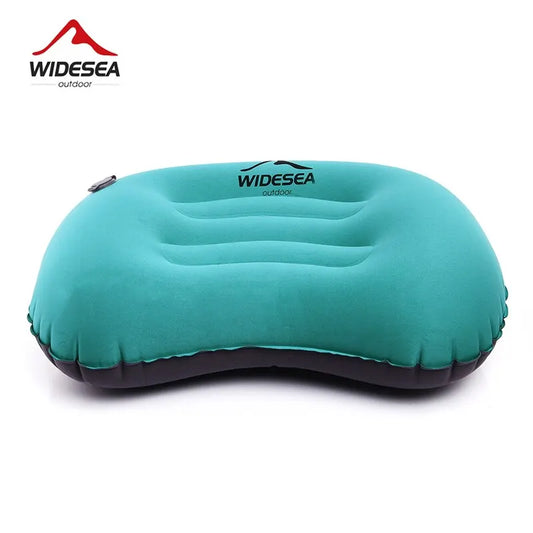 Widesea Portable Inflatable Pillow - Compact Camping Air Cushion for Outdoor Comfort