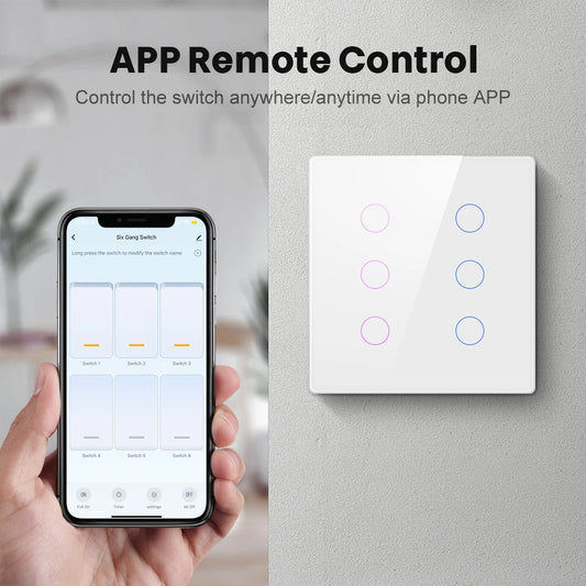 AVATTO Tuya WiFi 4x4 Wall Smart Switch - Brazil Standard