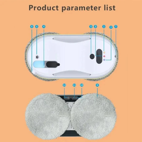 DIVEDEER Fully Automatic Window Cleaner