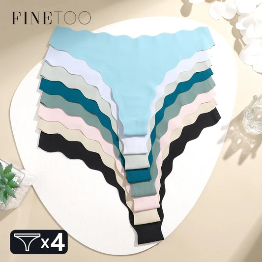 4pcs Seamless Knitting Underwear for Women