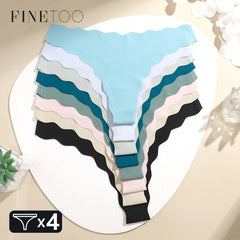 4pcs Seamless Knitting Underwear for Women