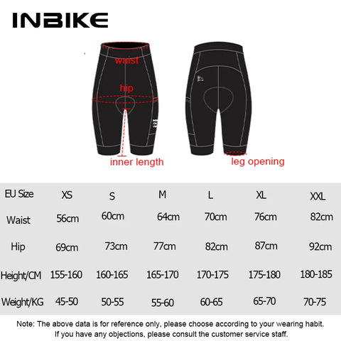 INBIKE Women's Padded Cycling Shorts with Pockets for MTB and Road Biking