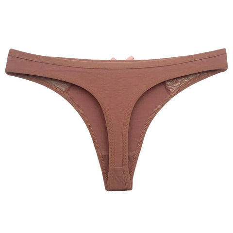 5 PCS/Set Cotton Thong Women Underwear - Sexy Lace Panties