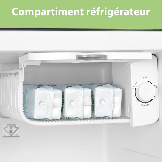 COMFEE' 47L Retro Mini Refrigerator