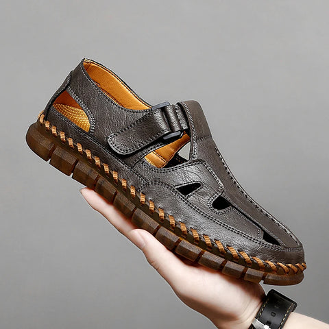 Handgefertigte Freizeitschuhe aus Leder für Herren