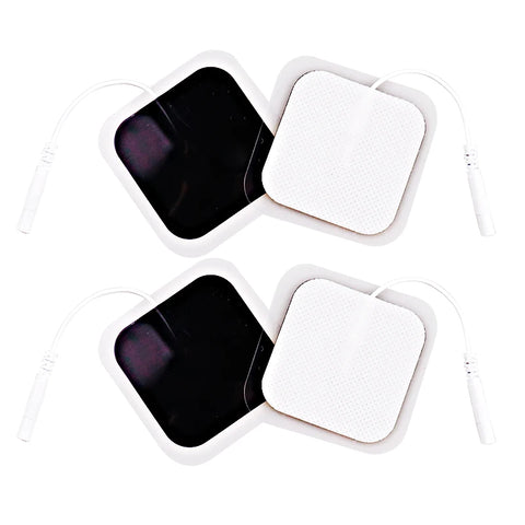 20/100p 5x5cm TENS EMS Nerve Muscle Stimulator Gel Electrode Pads with 2mm Plug