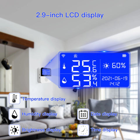 Tuya WiFi Temperature Humidity Sensor for Smart Home