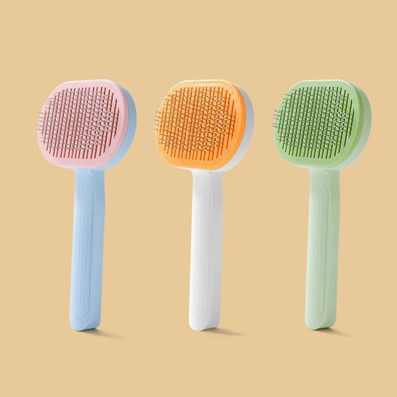 Blue Cat Brush for Dogs – Floating Hair Removal Comb