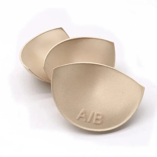 2 Pcs Thick Sponge Bra Pads for Swimwear and Bikinis - Push Up Breast Enhancers