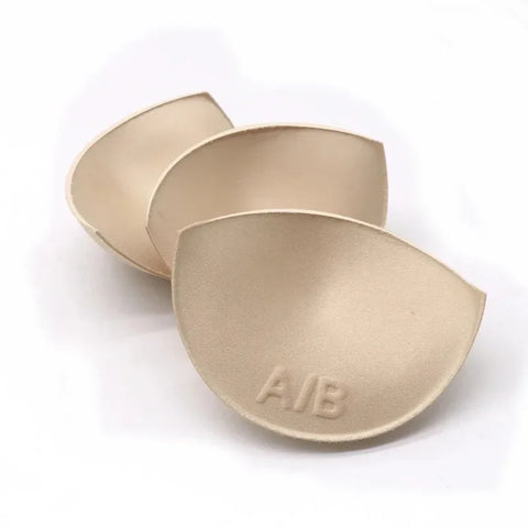 2 Pcs Thick Sponge Bra Pads for Swimwear and Bikinis - Push Up Breast Enhancers