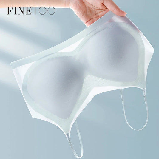 Plus Size Women's Ice Silk Seamless Bras