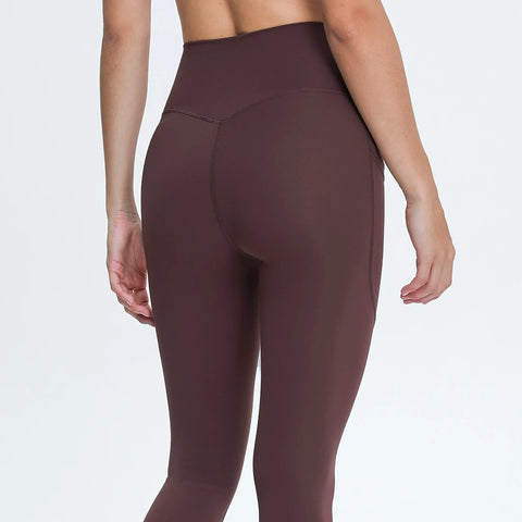 Nepoagym LOVELIFE Damen-Yoga-Leggings mit Seitentaschen