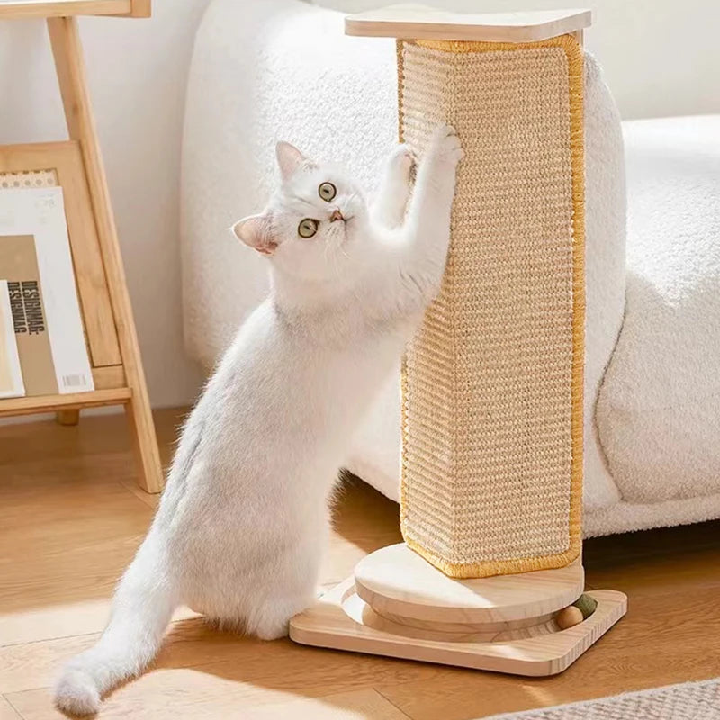 Natural Sisal Cat Scratcher Mat - Protect Your Furniture with Style