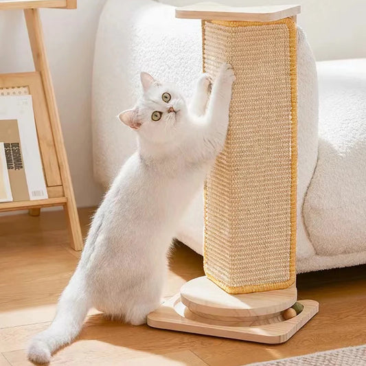 Natural Sisal Cat Scratcher Mat - Protect Your Furniture with Style