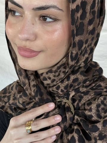 Leopard Print Bohemian Ramadan Hijab