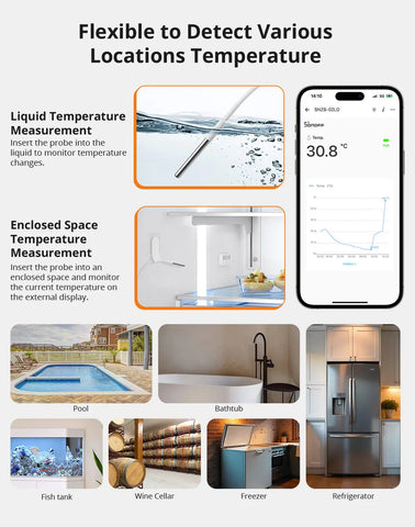 SONOFF SNZB-02LD Zigbee3.0 LCD Smart Thermometer